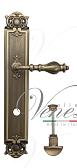 Дверная ручка Venezia на планке PL97 мод. Gifestion (мат. бронза) сантехническая