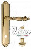 Дверная ручка Venezia на планке PL98 мод. Olimpo (полир. латунь) сантехническая