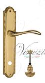 Дверная ручка Venezia на планке PL98 мод. Alessandra (полир. латунь) сантехническая, п